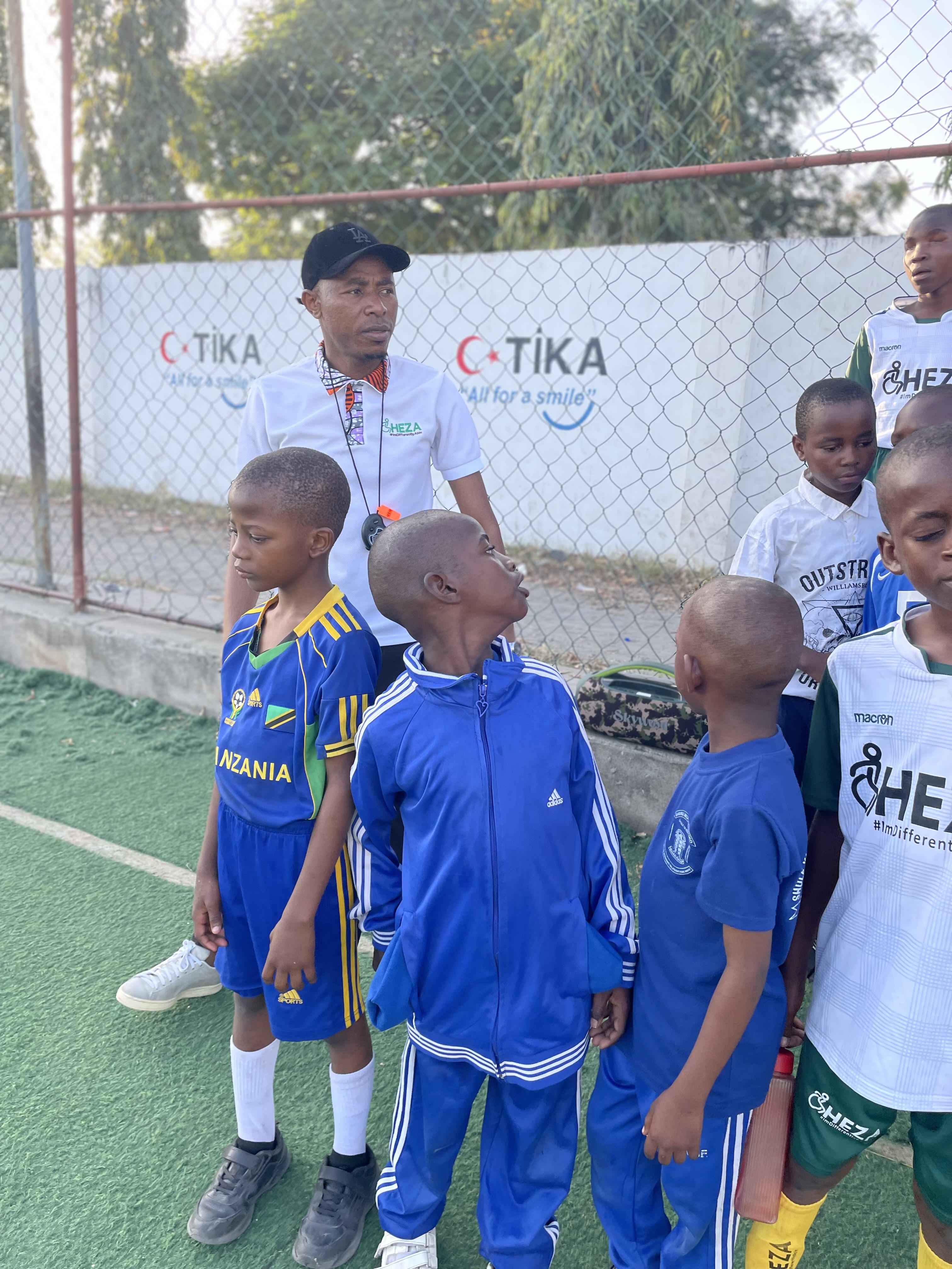 Athletes and performers at the TENDA WEMA INITIATIVE event